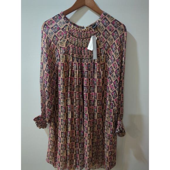 Anthropologie Tanvi Kedia Abstract Tunic Dress NWT - Picture 2 of 6